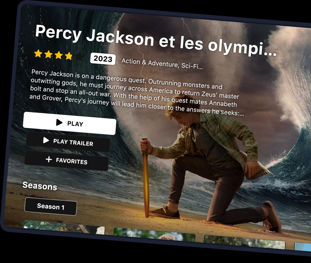 OTT Media Player preview